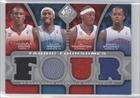 2009-10 SP Game Used Fabric Foursomes #F4TYSW - Julian Wright/Al Thornton/Rodney Stuckey/Thaddeus Yo