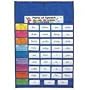 Carson-Dellosa Publishing CD-5601 Original Pocket Chart, 34 x52, 10 Rows of Pockets, Blue