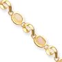 14k Opal Bracelet - 7 Inch - 7mm - Lobster Claw - JewelryWeb