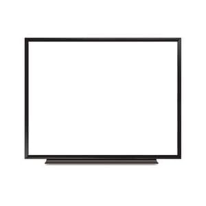 The Board Dudes Magnetic Dry Erase Board, 48 x 36, Black Frame (16798VA-1)