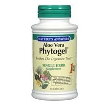 Nature's Answer ALOE VERA PHYTOGEL 250 mg - 90 veg capsules