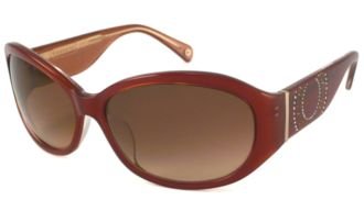 Click here to buy Coach S845 Alberta 832 Tangerine Plastic Sunglasses by Coach.