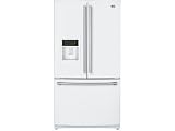 LG LFX25960SW 24.7 Cu. Ft. French Door Refrigerator with External Ice/Water Dispenser & Tilt-A-Drawer Bottom Drawer: Smooth White