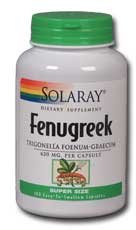 Solaray - Fenugreek, 620 mg, 100 capsules
