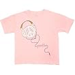 Girls Peace And Love Short Sleeve Tee