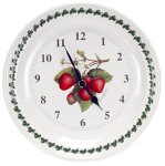 Portmeirion Strawberry Fair 10-Inch Kitchen Wall Clock