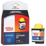 Office Depot(R) Model L20 (15M0120) Remanufactured Color Ink Cartridge