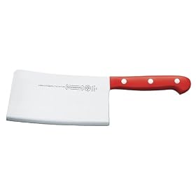 Click here to buy Mundial 5100 Series Red 6-inch Light Cleaver by Mundial.