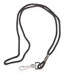 Industrial Grade 1ZBY8 Neck Lanyard, Nylon, Black, Length 19 In
