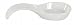 White Stoneware Spoon Rest #3959 by Fox Run