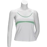Bolle Tennis Julep Strappy Tank (COLOR: White/Green, SIZE:Extra Small)