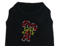 Candy Cane Holiday Dog Shirt Size 3XL