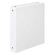 Wilson Jones 3-Hole View Binder, 1-Inch Rings, 11 Inch by 8 1/2 Inch, White (W362-14W)