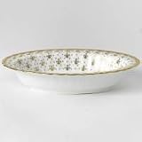 Spode Fleur de Lys Gold Open Vegetable Dish