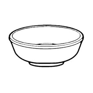 60 Ounce White Argyle Porcelain Pasta Bowl (07-0192) Category: Bowls by 