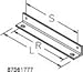 Hoffman LWASK12GZ Wall Angle Spt. Kit 12"- Clear