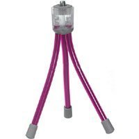 HCFPPK Hakuba Clear Flexible Mini Tabletop Tripod - Pink by 
