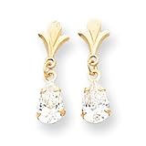 Sardelli - 14k Cubic Zirconia Drop Earrings