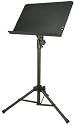 Music stand solid sheet holder