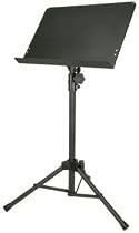 Music stand solid sheet holder