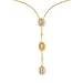 Diamond and Yellow Diamond Stick Pendant