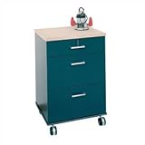 Roll Away Cart In Steel Grey Finish With Silver Highlights By Ameriwood Furniture