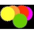 NeoPlex 4"x4" Round Neon Star Card Cheap