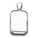 Sterling Silver Large Rectangular Locket