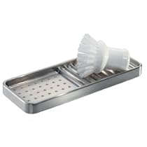 BlissHome, Interdesign, Forma, Sink Soap Tray, Stainless Steel