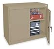 Storelogic 1UFB9 Unassembled Storage Cabinet, H30, W36, Sand
