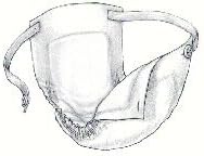 Kendall MAXI CARE Belted Undergarments(Case of 120)(Case=171B10 )