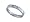 Aja - size 6.25 Classic Flat Style Beaded Edge Titanium Band