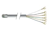 Flat Modular Cable, RJ12 (6x6) / Spade Lug, 14.0 ft