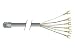 Flat Modular Cable, RJ12 (6x6) / Spade Lug, 14.0 ft