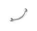 Scrap Metal 23 316L Surgical Steel Bent Curved Barbell 10g 10 Gauge