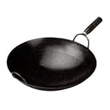 14 Wood Handle Wok (12-0526)