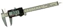 6 Inch LCD Digital Caliper with Extra Battery and Storage Case