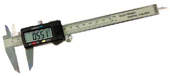 6 Inch Large Display Digital Caliper With Data Interface and Molded Case