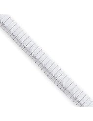 Sterling Silver 5.75mm Designed Cubetto Bracelet