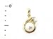 Akoya Pearl Pendant with Diamond in 14K Yellow Gold