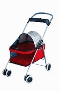 Best Pet Swanky Pet Stroller, Red