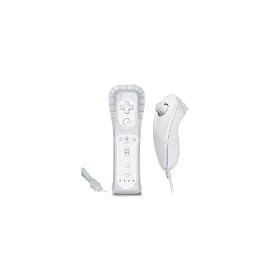 Manette Wiimote Blanche - Wii Nunchunk - Compatible - Housse Protection En Cadeau