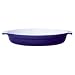 Emile Henry 11 Inch Oval Au Gratin, Cobalt