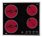 Zanussi ZKF641W/B Stainless Steel Built In Hob