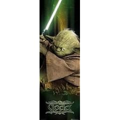 1art1 31767 Star Wars - Episode III - Yoda (b) T�r-Poster (158 x 53 cm)