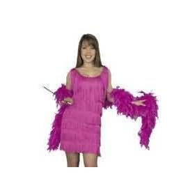 Color Choices! Roaring 20s High Fashion Flapper Costume for Women (Boa, Stockings & Cigarette Holder not included)