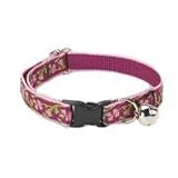 Lupine Cherry Blossom 1/2 inch Cat Safety Collar With Bell (8-12in)