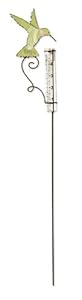 Sunset Vista Designs Garden Essentials Paisley Hummingbird Rain Gauge Pick