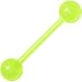 Bioplast Green Glow In The Dark Barbell Tongue Ring