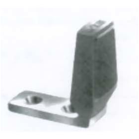  Ives FS4342C Zinc Plated Burnished Wrought Steel Floor Door Stop for Undercut Doors up to 1 1/2 inch FS